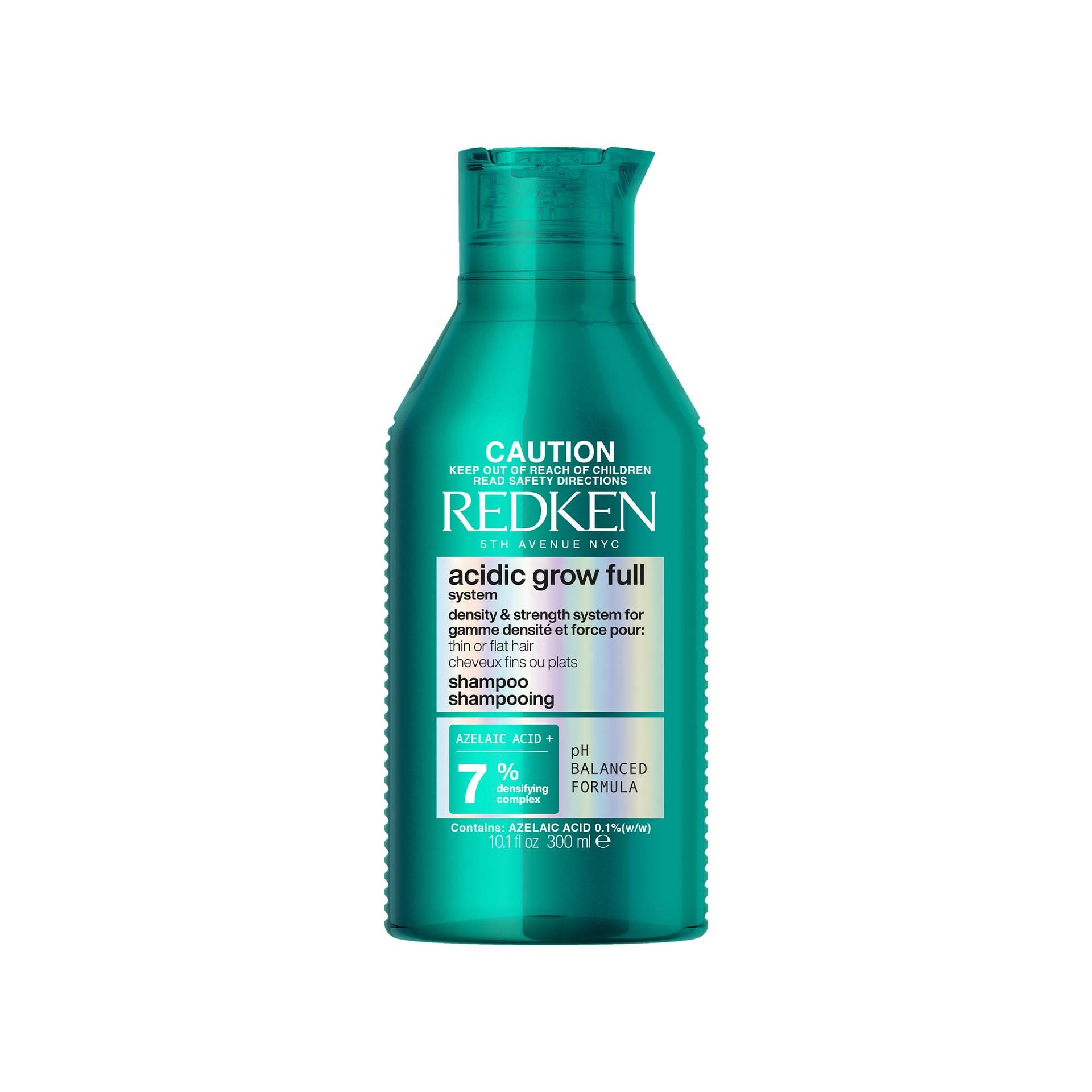 Redken Acidic Grow Full System Densifying Shampoo for thin, flat hair