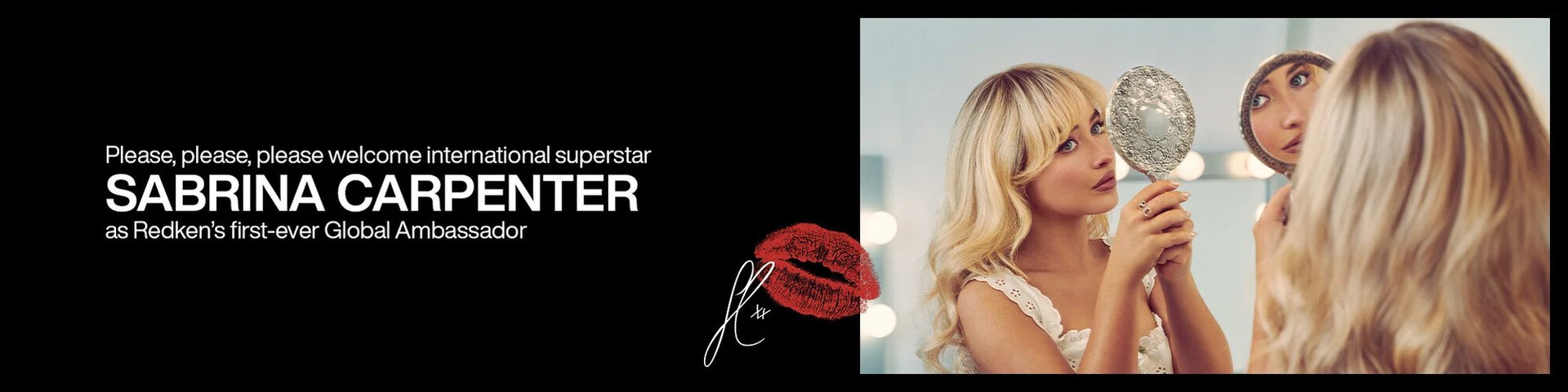 sabrina carpenters hair care routine bangs header