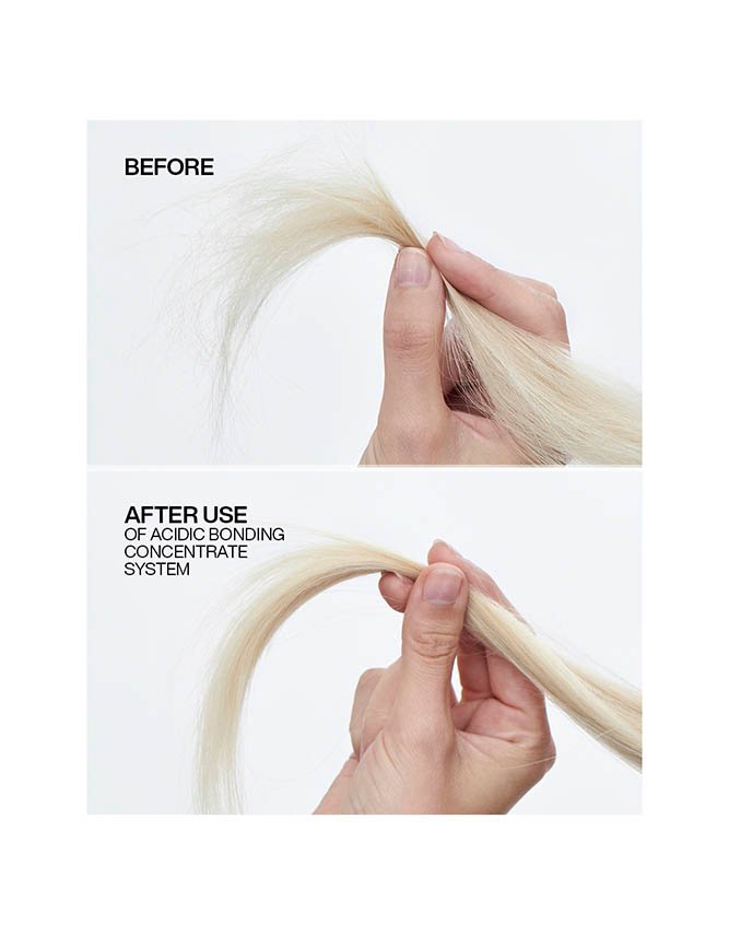 Redken Acidic Bonding Concentrate Before and After