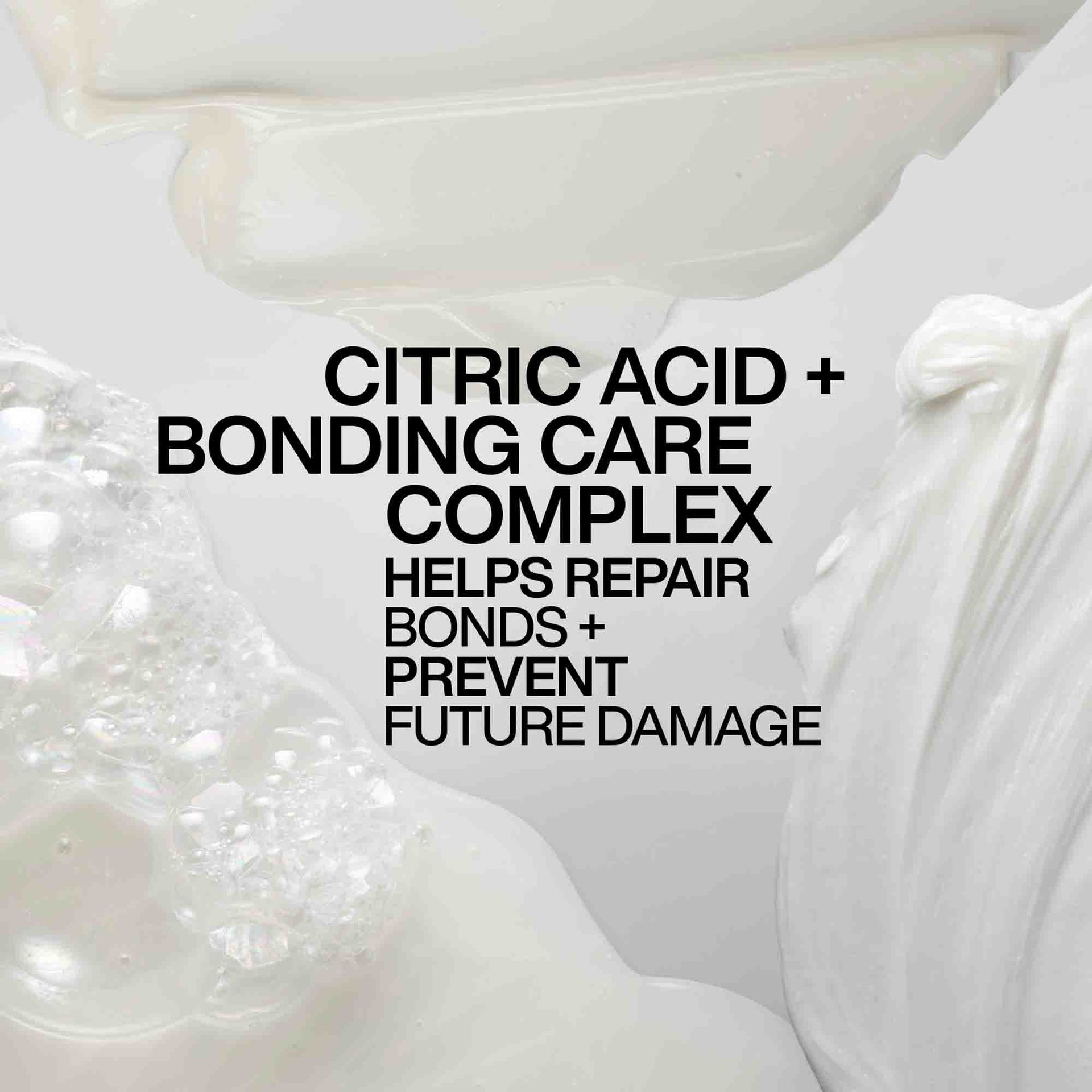 The Redken ABC Shampoo's citric acid and bonding care complex formula help repair bonds and prevent future damage in coloured hair