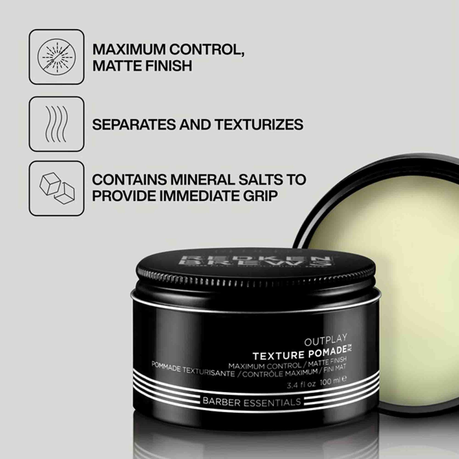 Redken Brews Outplay Texture Pomade | Redken Australia & NZ