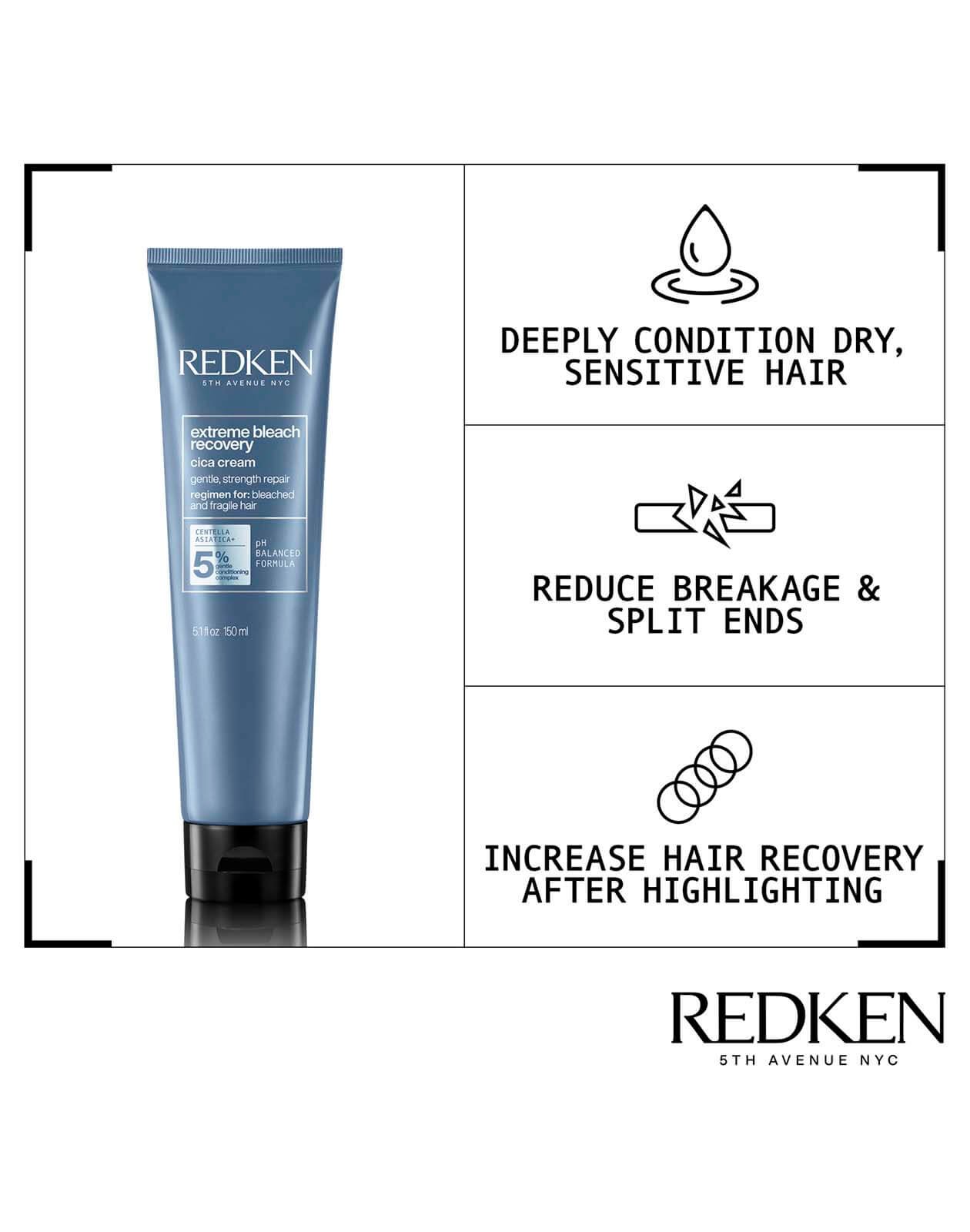 Extreme Bleach Recovery Cica Cream Leave In Treatment