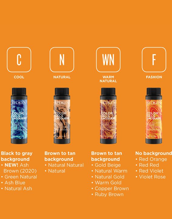 Redken Color Gels Chart Color Gel Lacquer Color Gel Professional Products Salon Hair Colour Products Products Redken